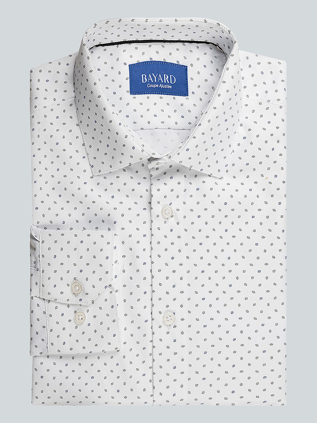 Chemise imprim e Fleurette pour homme Coloris bordeaux Bayard
