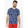 t-shirt manches courtes indigo