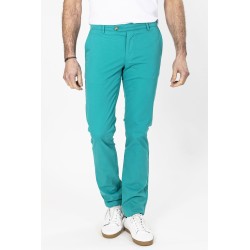 pantalon en toile vert clair