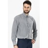 chemise micro-fibre grise bayard