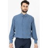 chemise micro-fibre indigosans repassage