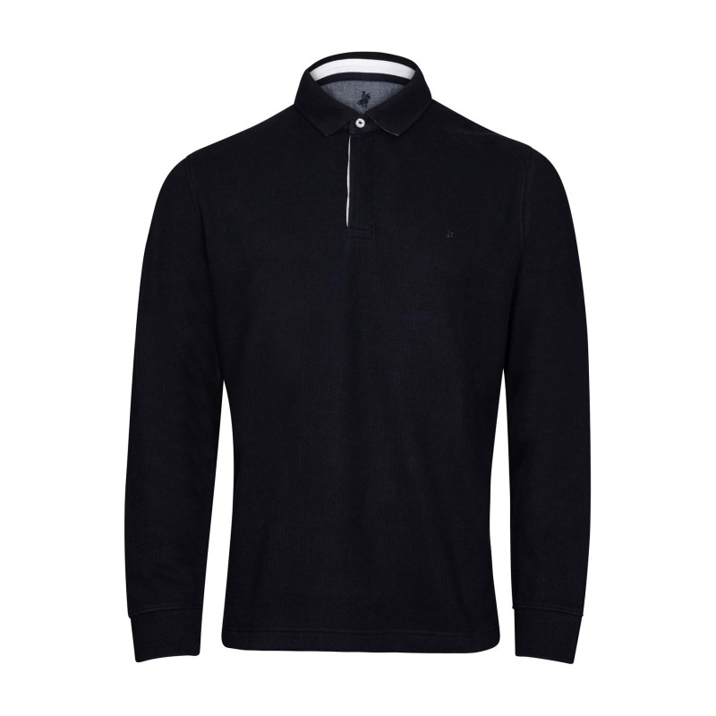 POLO MANCHES LONGUES HOMME LIGNE VERNEY-CARRON - MARINE