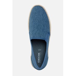 sneakers modele espadrilles bleues