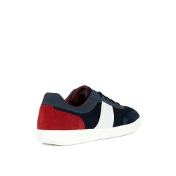 chaussure bleu marine et rouge foncé confortables GEOX