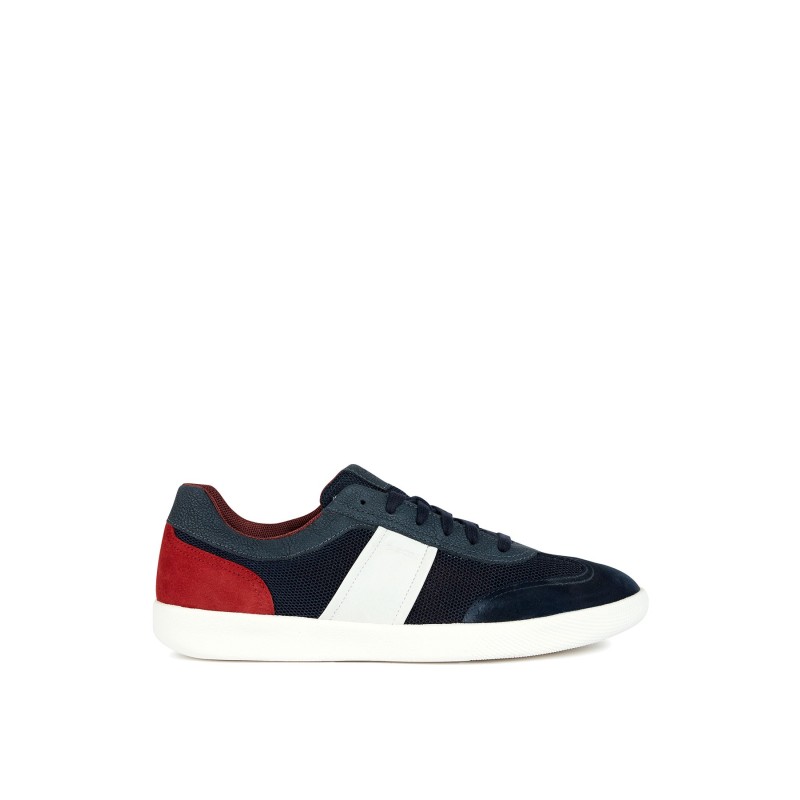 chaussures GEOX marine rouge et blanche