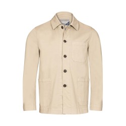 veste de travail beige en coton et élasthane bayard