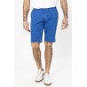 short bleu en coton et élasthanne pour homme