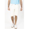 short en coton et élasthanne couleur blanche