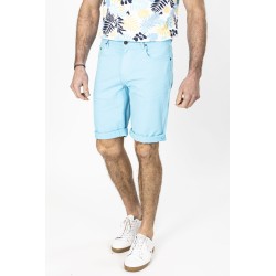 short couleur turquoise en denim pour homme