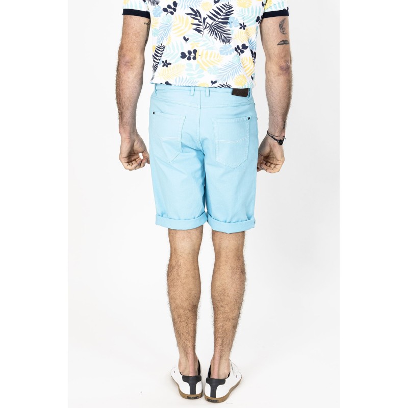 Bermuda homme bleu turquoise cheap