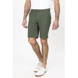 bermuda kaki en coton mélangé Bayard