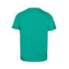 t-shirt vert en coton manches courtes
