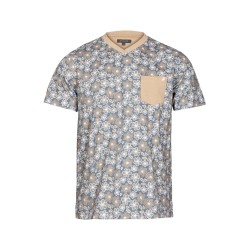 t-shirt en coton imprimé fantaisie bayard