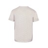 t-shirt manches courtes en coton gris chiné Bayard