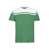 t-shirt vert et blanc en coton Bayard