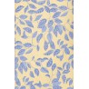 cravate en soie fabriquée en italie couleur jaune motifs bleus