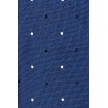 cravate fabriquée en italie bleu nuit à motifs