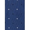 cravate fabriquée en italie bleu nuit à motifs