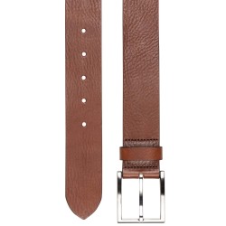 Ceinture en cuir de vachette marron Bayard