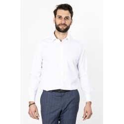 chemise blanche manches longues coupe ajustée bayard