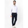 chemise parme en coton mélangé