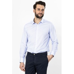 chemise bleu ciel manches longues bayard