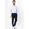 chemise en coton mélangé bleu ciel bayard