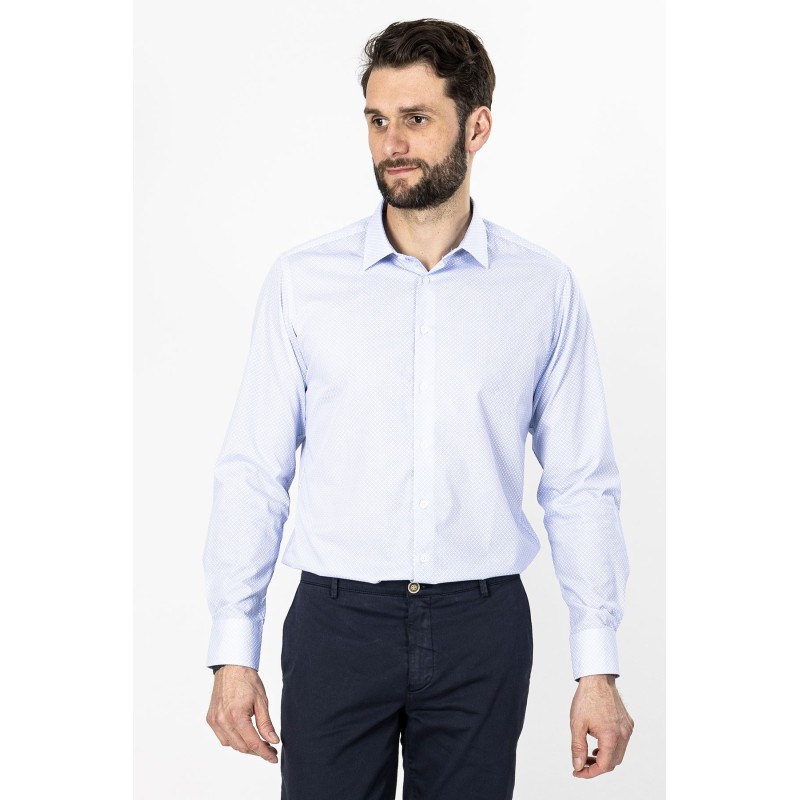 chemise col français couleur bleu ciel bayard