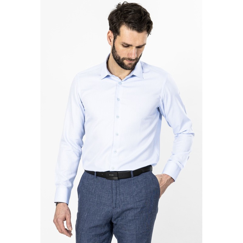 chemise imprimée ciel coton mélangé
