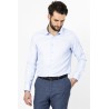 chemise imprimée ciel coton mélangé
