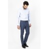 chemise imprimée ciel coton mélangé manches longues