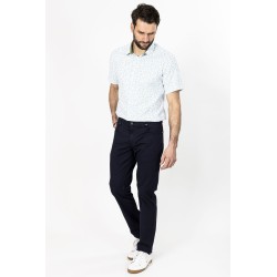 pantalon cinq poches bleu marine bayard