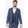 veste en lin bleu Bayard