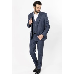 costume bleu prince de galles bayard