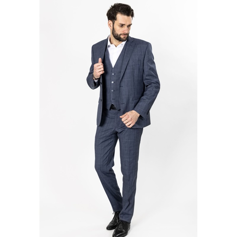 costume bleu prince de galles bayard