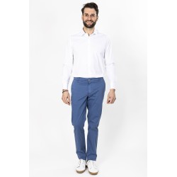 pantalon en toile indigo bayard