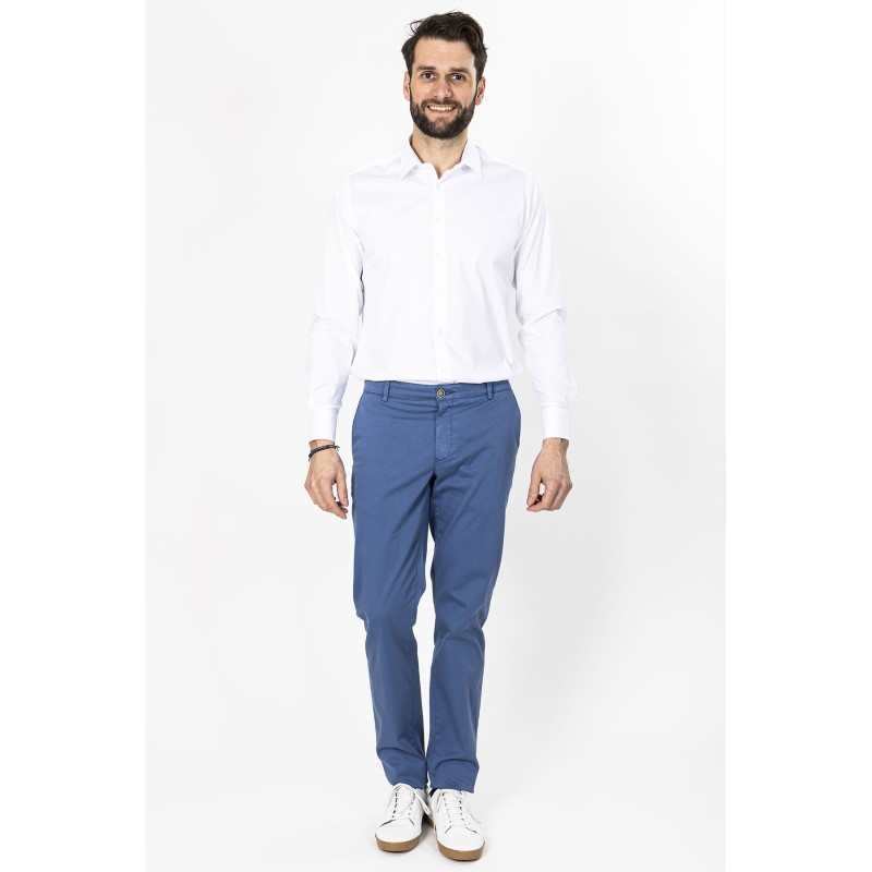 pantalon en toile indigo bayard