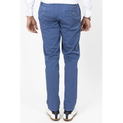 chino coupe ajustée indigo bayard