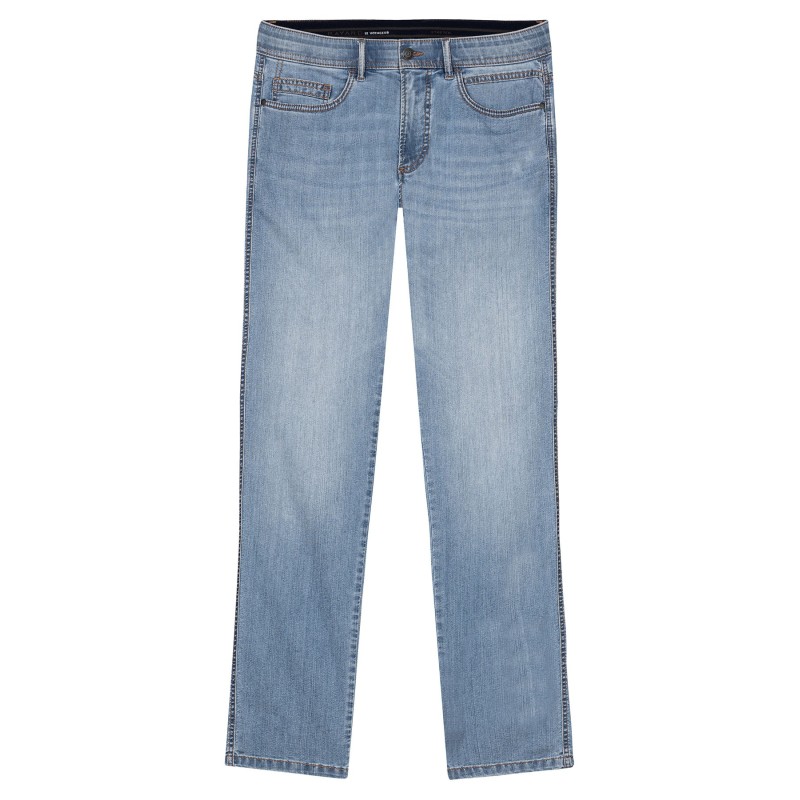 blue jean claire coupe ajustée Bayard