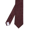 Cravate rouge à motifs cachemire