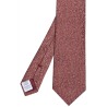 Cravate rouge à motifs fleuris