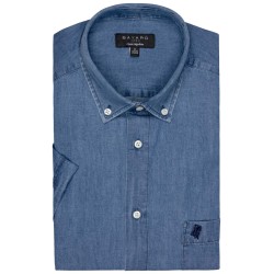 chemise manches courtes en jean bayard