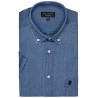 chemise manches courtes en jean bayard