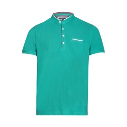 polo manches courtes couleur turquoise bayard