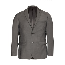 veste en laine grise coupe régulière