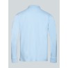Polo manches longues bleu ciel