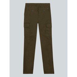 Pantalon cargo kaki dos