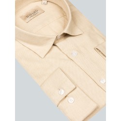 Chemise beige en flanelle