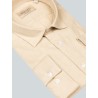 Chemise beige en flanelle