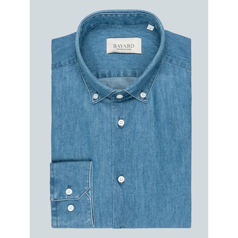 Chemise en jean denim